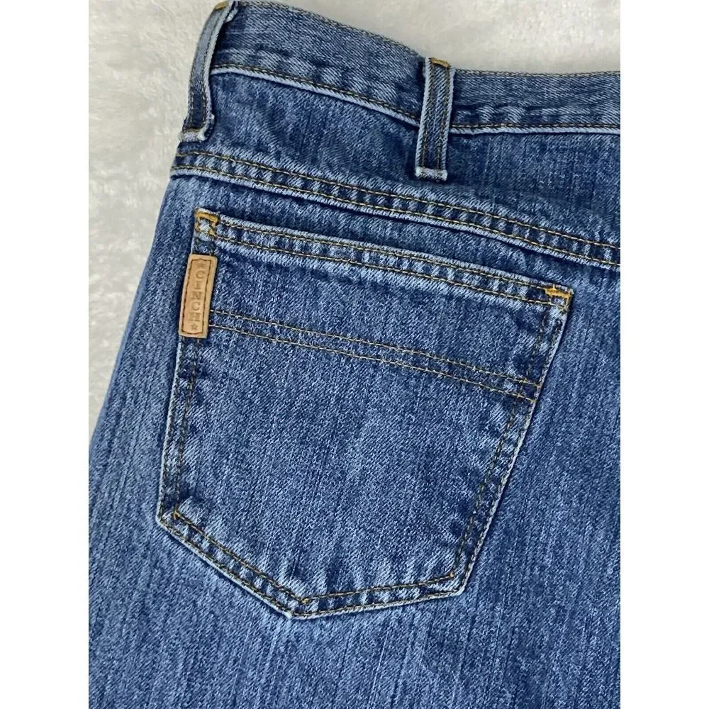 Cinch Jeans Raw Hem Short Medium Wash‎ Mens Size 34x26 (33x26 Measured)